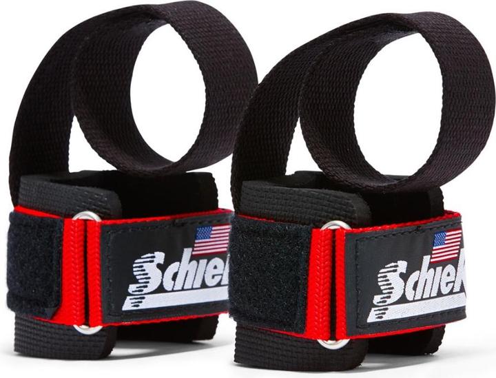 Actual product image Schiek Deluxe Lifting Straps 1000-PLS RED