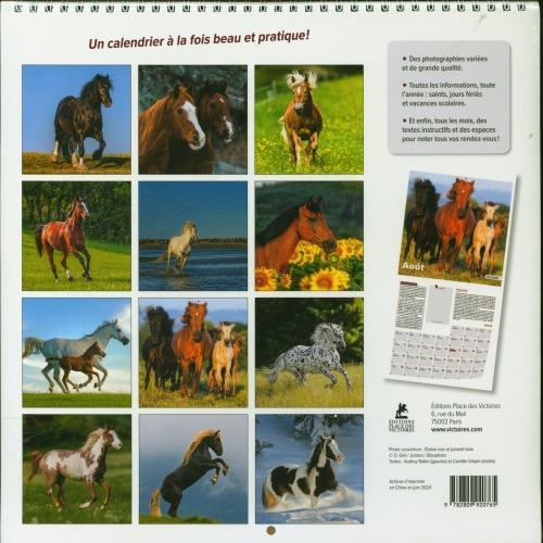 Image du produit Chevaux : calendrier 2025 (Couverture rigide, Français)