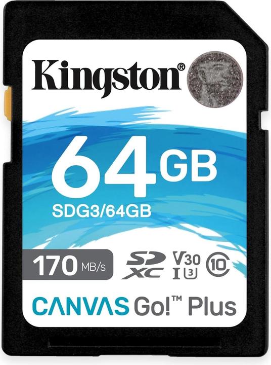 Produktbild Kingston Canvas Go! Plus (64 GB, SDXC, U3, UHS-I)