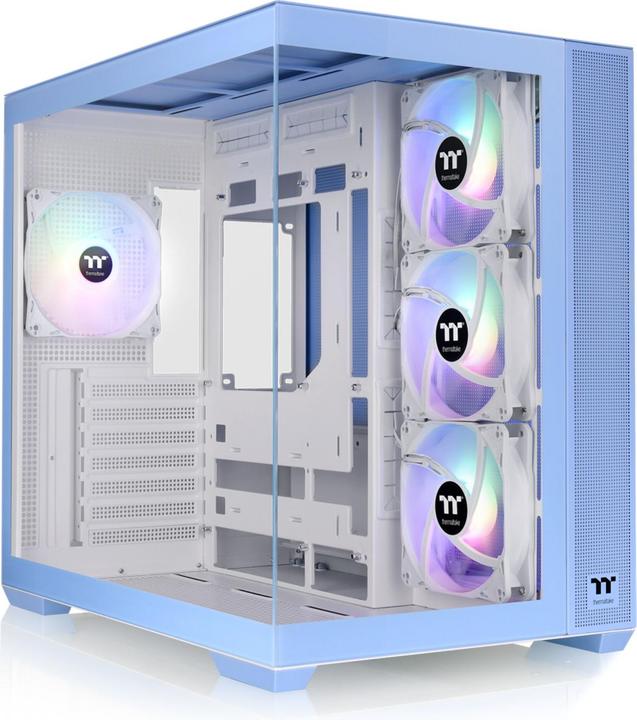 Produktbild Thermaltake View 380 TG ARGB Hydrangea Blue (mATX, Mini-ITX, ATX)