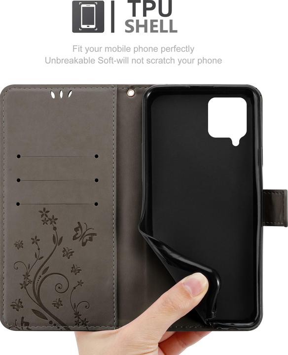 Image du produit Cadorabo Couverture du livre de fleurs (Samsung Galaxy A42 5G, Samsung Galaxy M42 5G)