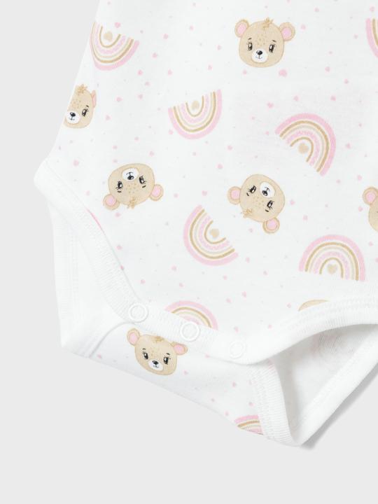 Produktbild Name it Kurzarm-Body Pink Teddy 2er Set Gr. 80 (80)
