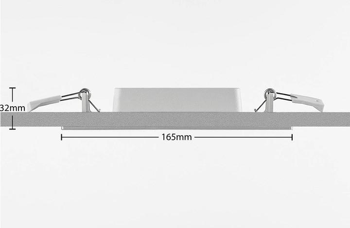 Immagine prodotto Prios Lampada da incasso Helina LED, argento, 16,5 cm (820 lm)