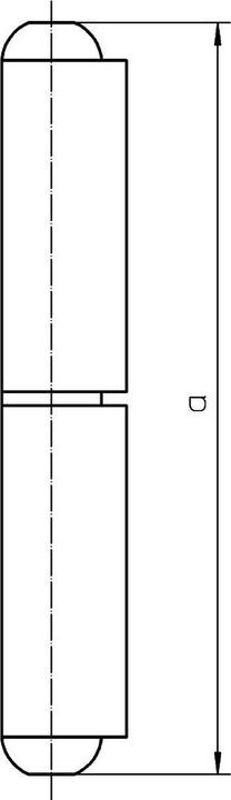 Produktbild Simonswerk Profilrolle KO 50 ER Bandlänge 100 mm Edelstahl Stift-Ø 10 mm