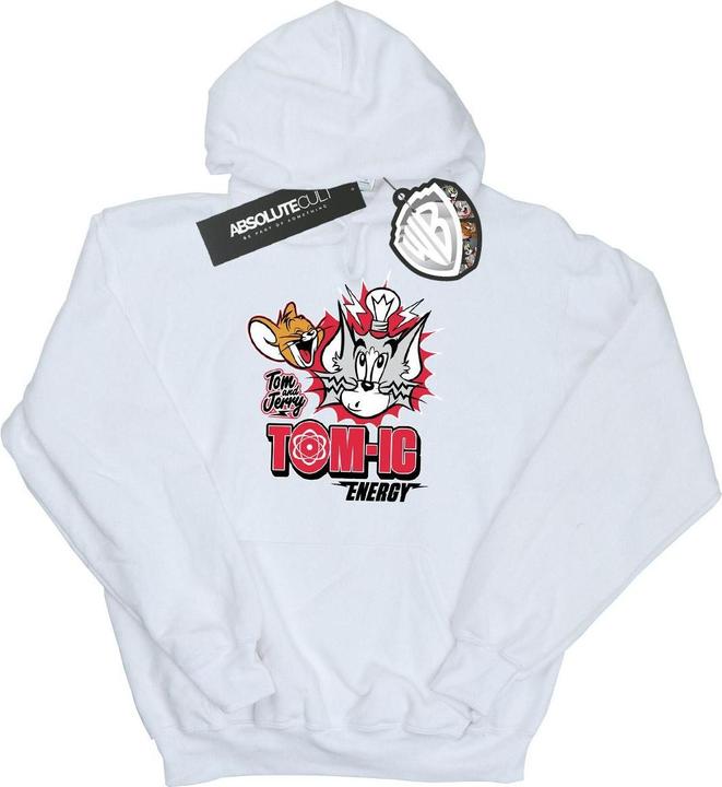 Immagine prodotto Tom & Jerry Tomic Energy Felpa con Cappuccio Uomo (L)