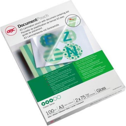 Immagine prodotto GBC Pellicola di laminazione (A3, 100 Pezzo/i, 75 µm)