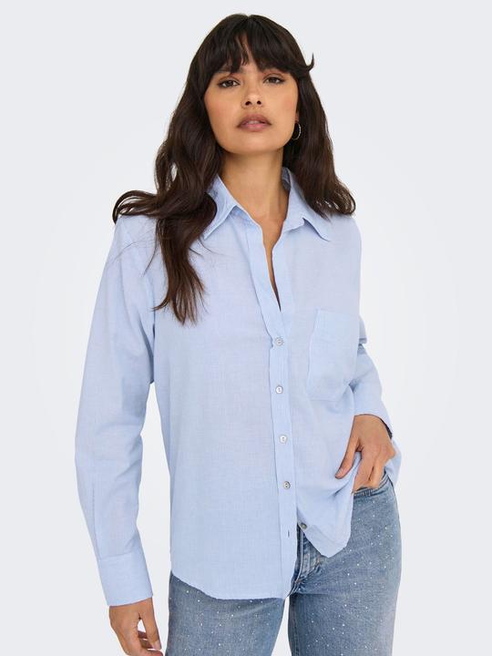 Actual product image Only Pgalina Life L/S Stripe Shirt Wvn (L)