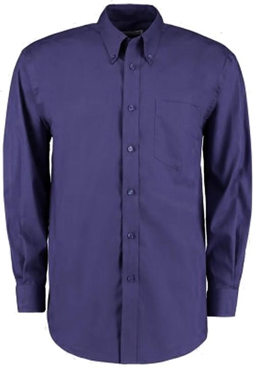 Produktbild Kustom Kit Langarm Oxford Arbeits Shirt (58, 59)