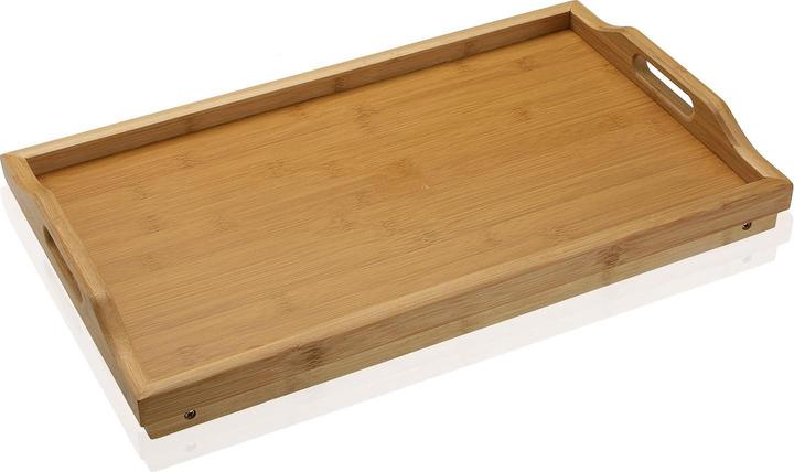 Produktbild Natura Punto Klapptablett, aus Holz, ausklappbare Füsse, natur, 32 x 25 x 48cm