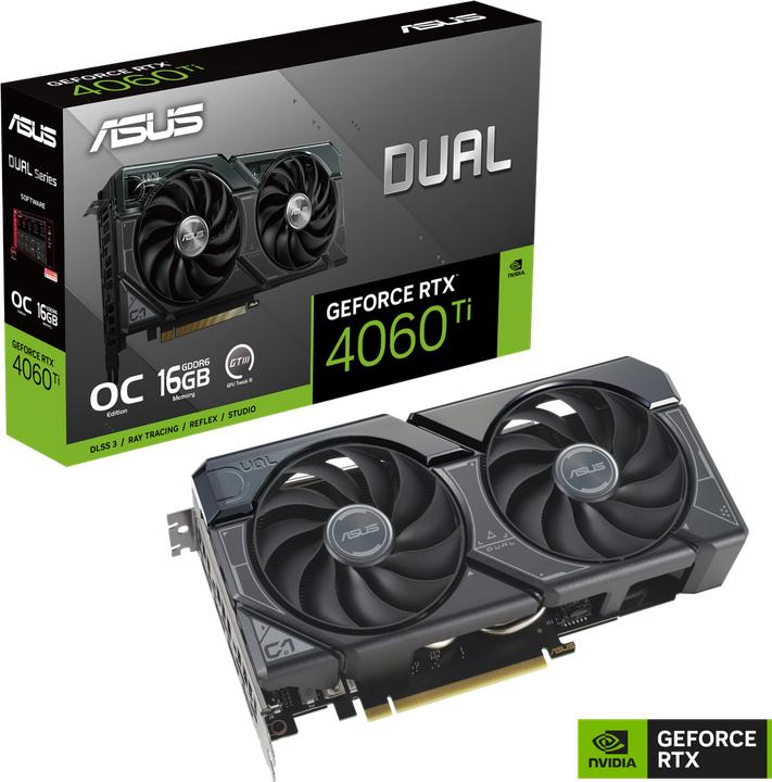 Produktbild ASUS Dual GeForce RTX 4060 Ti OC (16 GB)