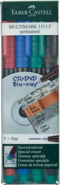 Produktbild Faber-Castell Multimark (Mehrfarbig, 0.60 mm, 4 x)