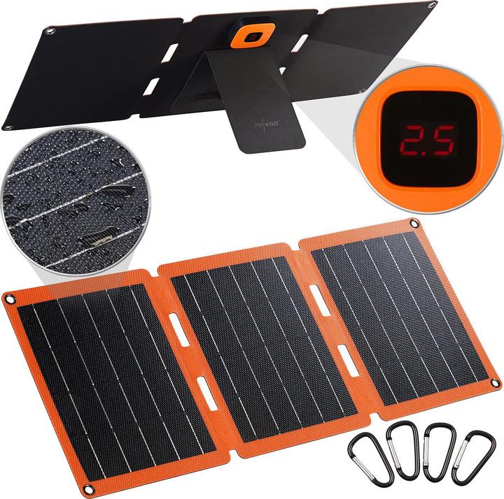 Produktbild Revolt Solar-Rucksack (21 W, 0.73 kg)