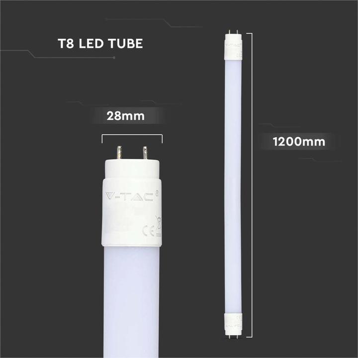 Image du produit V-TAC VT121 Tube LED SAMSUNG Chip 120cm 18W G13 Nano plastique 4000K (G13, 18 W, 1850 lm, 1 x, F)