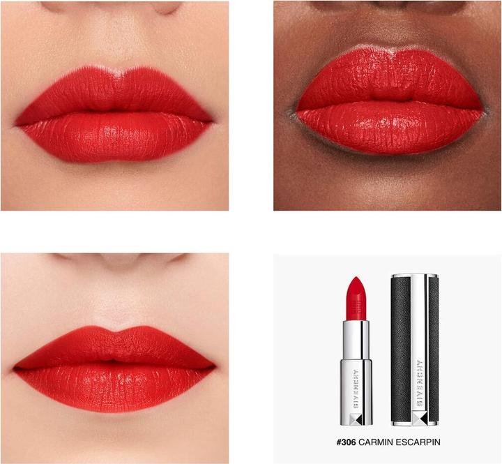 Actual product image Givenchy Le Rouge Lipstick No. 306 Carmin Escarpin 3.4 g (306)