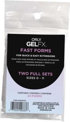 Produktbild Orly Fast Forms 24 Pieces - Pack of 24