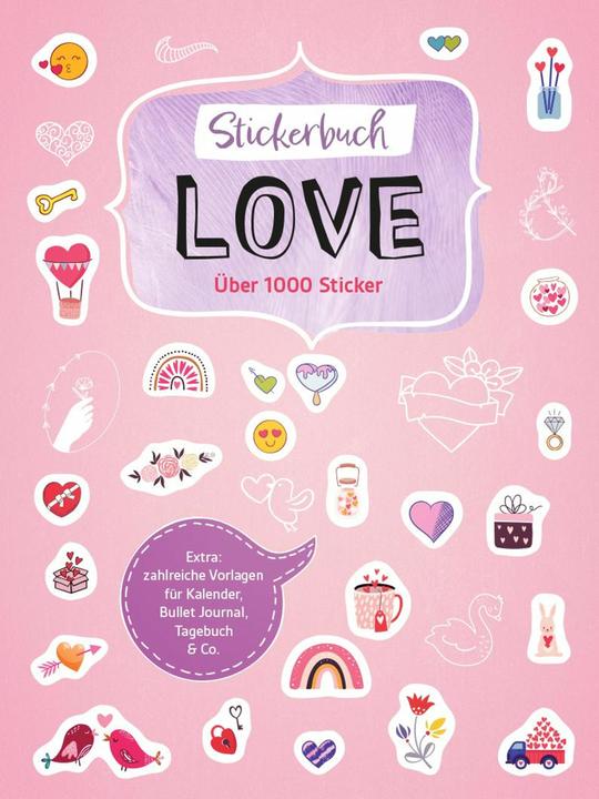 Produktbild Stickerbuch Love I Über 1000 Sticker
