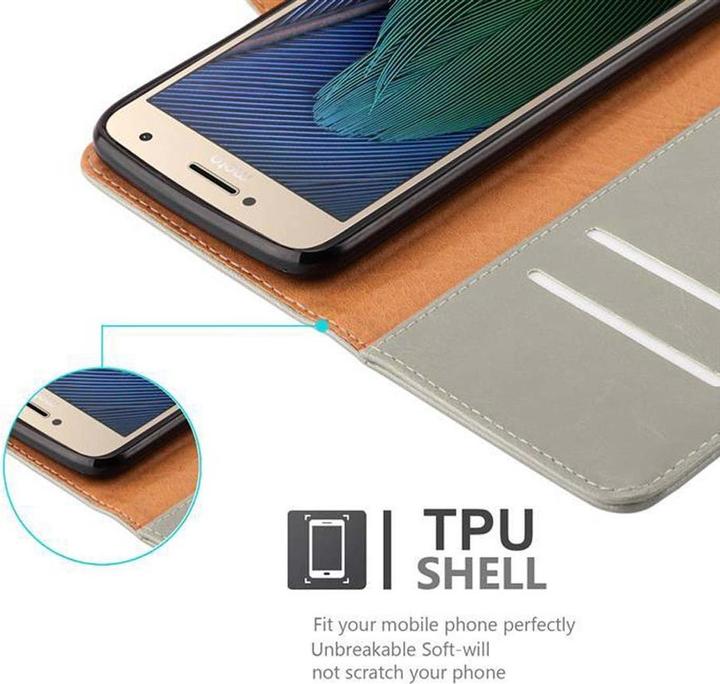 Immagine prodotto Cadorabo Copertina di lusso del libro (Motorola Moto G5 Plus)