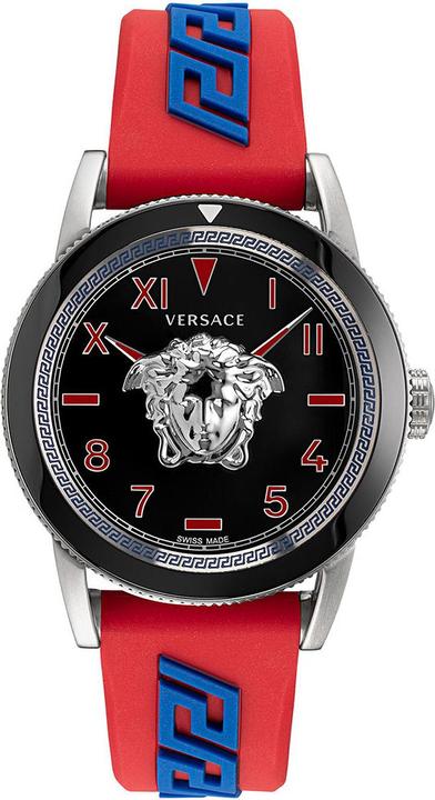 Actual product image Versace VE2V00622 V-Palazzo Men's Watch 43mm 5ATM (Analogue wristwatch, 43 mm)