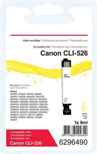 Produktbild Office Depot Tintenpatrone Kompatibel Canon CLI-526Y Gelb (Y)