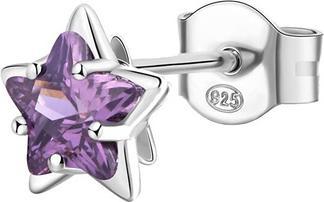 Image du produit Brosway - Silver single earring Star Fancy Magic Purple FMP95