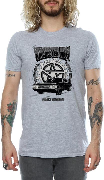 Immagine prodotto Supernatural Winchester Bros Maglietta Uomo (L)