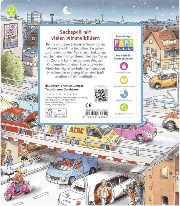 Actual product image Ravensburger Looking for my big stuff hidden object book (German, Susanne Gernhäuser)