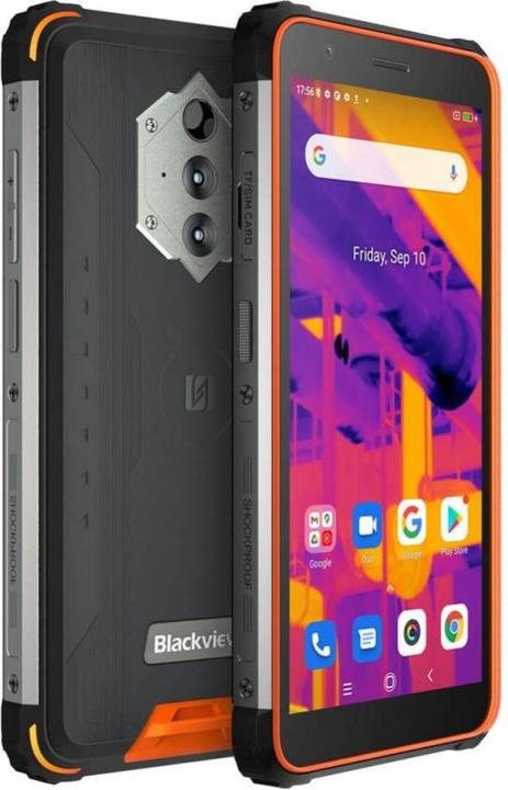 Actual product image Blackview BV6600 Pro (64 GB, Black, Orange, 5.70", Dual SIM, 16 Mpx, 4G)