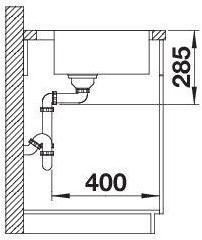 Produktbild Blanco Solis 500-IF/A (Aufsatzspülbecken, 54 cm, 50 cm)