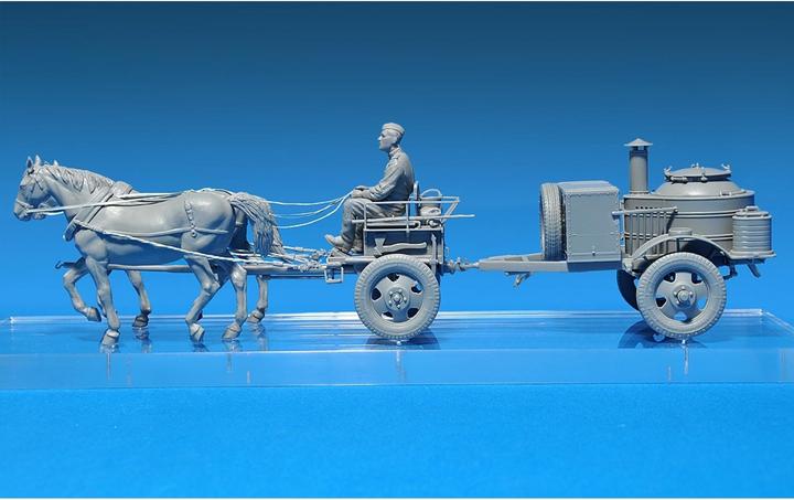 Actual product image Mini art Field kitchen as a horse-drawn vehicle