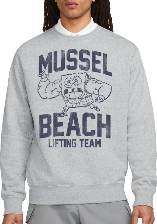 Produktbild Spongebob Squarepants Mussle Beach Lifting Team Sweatshirt (L)