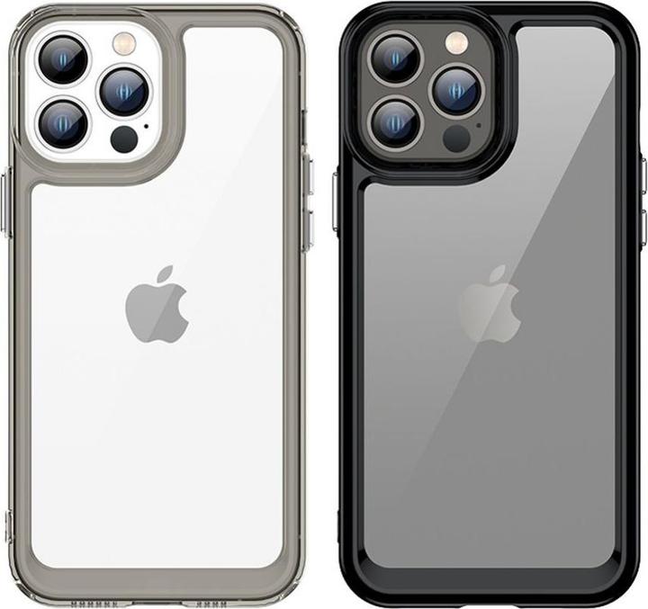 Produktbild Hurtel Outer Space Case Case for iPhone 12 Pro Max Hard Cover with Gel Frame Red (Apple iPhone 12 Pro Max)