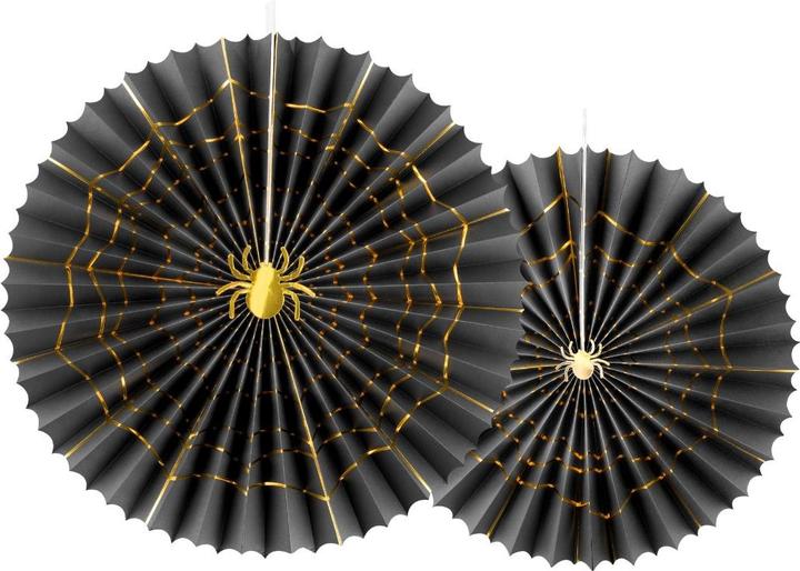 Productafbeelding Partydeco Spinnenweb rozen (2 st.)