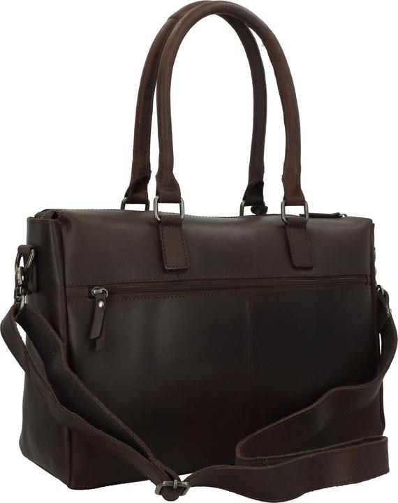 Immagine prodotto Burkely On The Move Laptopbag 15,6 Zipper Inclusief Powerbank - aktetas - Bruin (17 l)