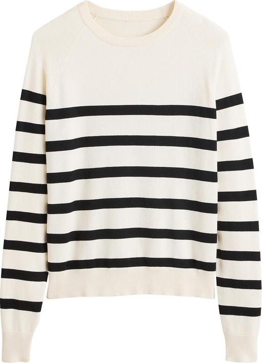 La Redoute Collections Gestreifter Basic-Pullover
