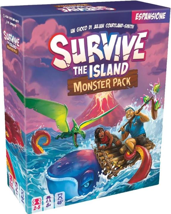 Image du produit Asmodée Survive The Island - Monster Pack Expansion: Ed. Italiana