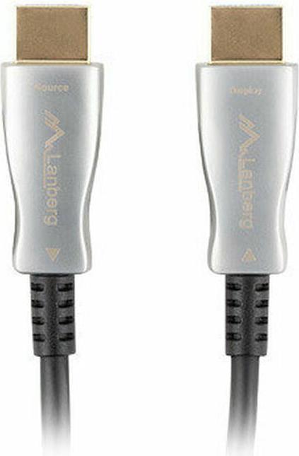 Actual product image Lanberg CA-HDMI-20FB-0300-BK optical cable HDMI M/M 30m v2.0 4K (30 m, HDMI)