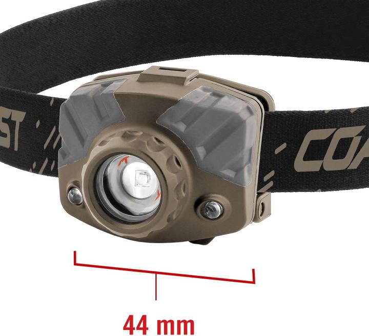 Actual product image Coast FL65 Headlamp (415 lumens) - blister pack (415 lm)