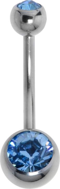 Bijouteria Bauchpiercing (Titan, Kristall)