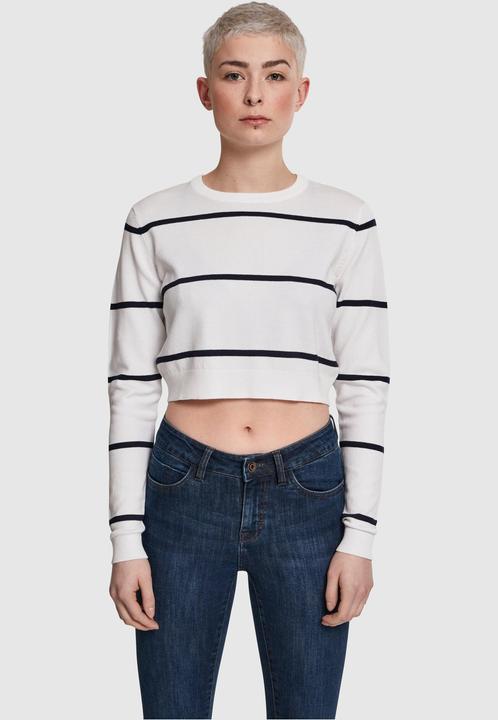 Immagine prodotto Urban Classics Maglione corto a righe da donna (XL)
