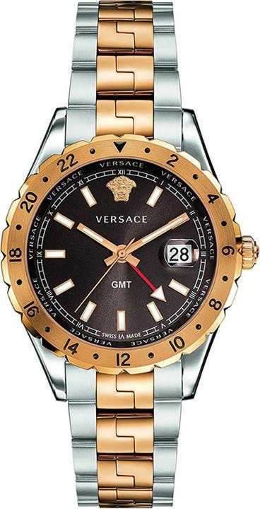 Versace V11040015 Hellenyium GMT heren horloge (Swiss Made, 42 mm)