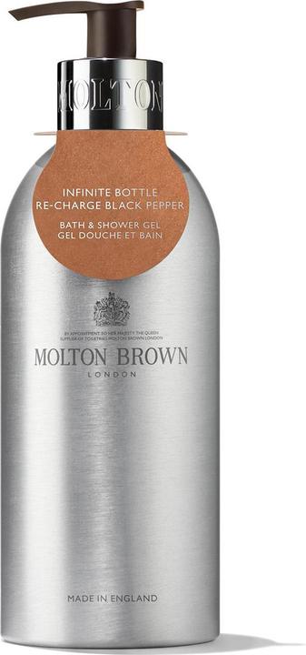 Molton Brown Re-charge Black Pepper Infinite Bottle Bath & Shower Gel