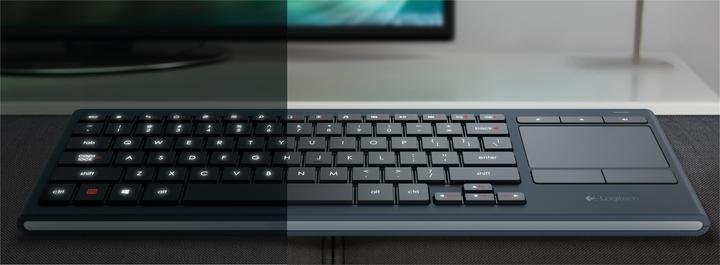 Actual product image Logitech Wireless Illuminated Keyboard K830 (US, Wireless)