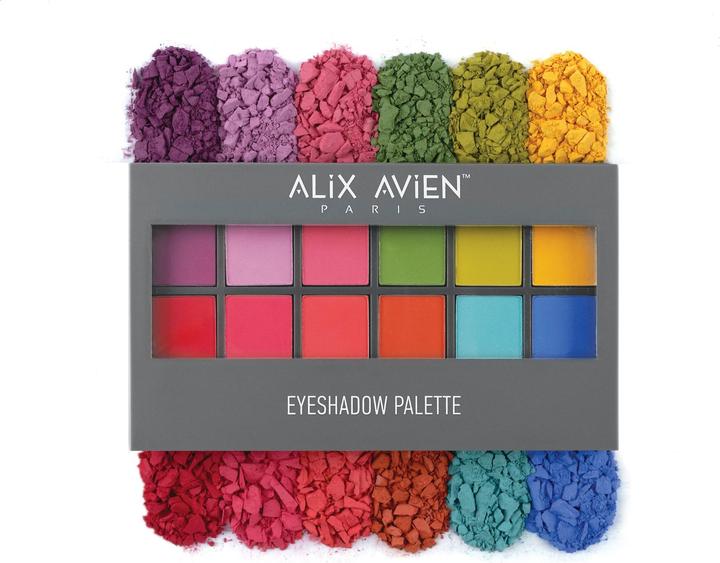 Actual product image Alix Avien Eyeshadow Palette: Tropical Bouquet (multi colour)