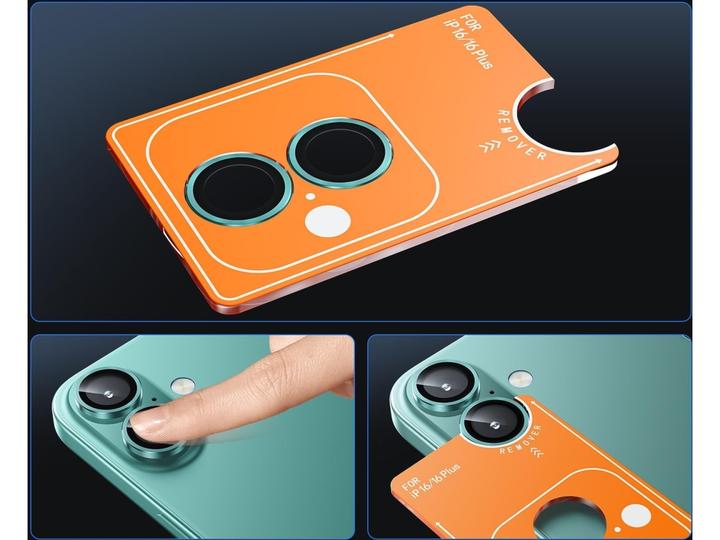 Produktbild Screenguard Camera Lens Protector Schutzglas Apple iPhone 16 Plus (1 Stück, Apple iPhone 16 Plus)