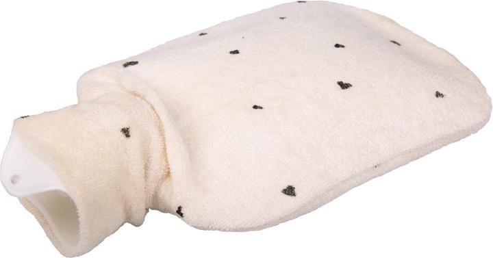 Actual product image Zewi Rubber bed bottle with terry cloth cover (0.80 l)