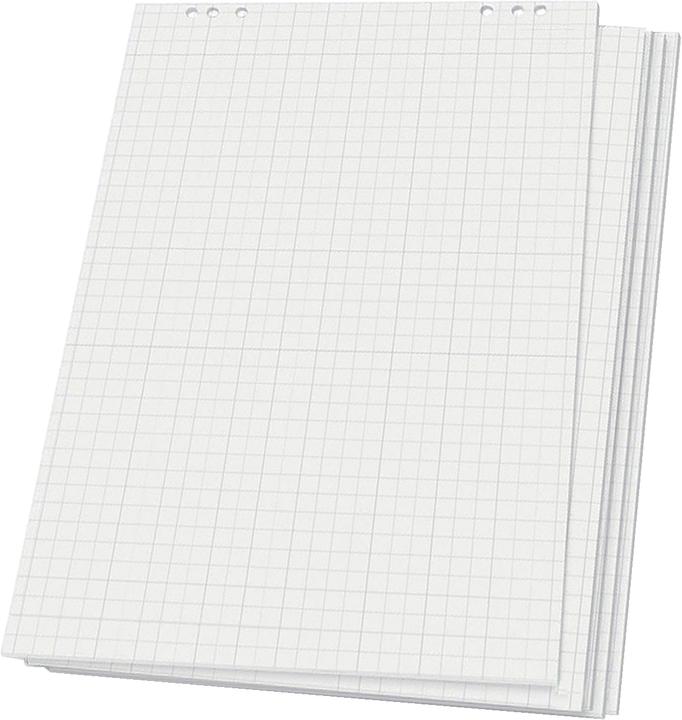 Franken Flipchartblock, 20 Blatt, quadratisch, 680 x 980 mm weiss, chlorfrei gebleicht, 80 g/qm, universal