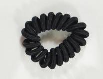 Kögler Spiral Haargummis (Nylon), schwarz, 4 er Set im Be (Haargummi)