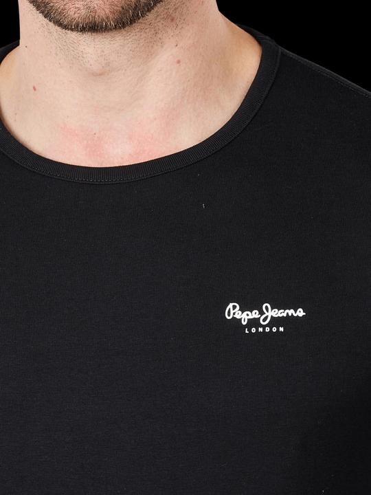 Actual product image Pepe Jeans Original Basic T-Shirt Short Sleeve Black (S)