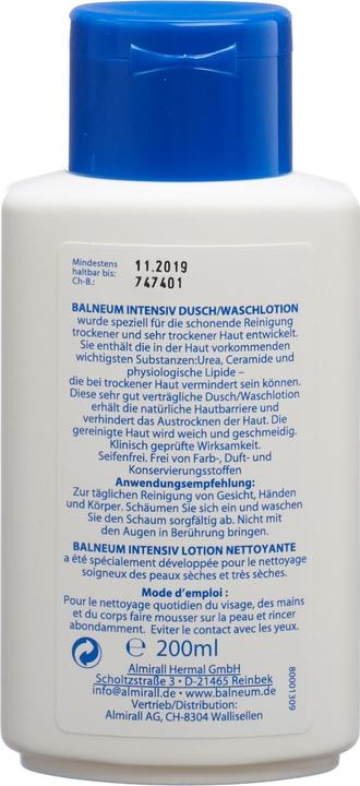 Actual product image Balneum Intensive shower wash lotion (200 ml)