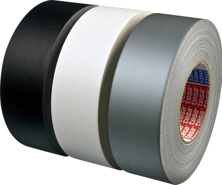 Produktbild tesa Gewebeband matt 80mesh 50:50 weiss (50 mm)